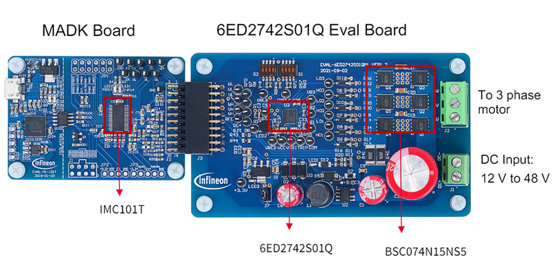 Infineon Technologies Kit d'évaluation EVAL-6ED2742S01QM1